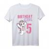 Kinder Birthday Girl - 5. Geburtstag Einhorn T-Shirt für Mädchen, süßes Geburtstags Outfit für kleine Prinzessinnen