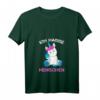 Ich hasse Menschen Einhorn T-Shirt für Damen - Lustiges V-Ausschnitt Shirt, Trendiges Geschenk für Einhorn Liebhaberinnen