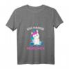 Ich hasse Menschen Einhorn T-Shirt für Damen - Lustiges V-Ausschnitt Shirt, Trendiges Geschenk für Einhorn Liebhaberinnen