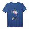 Alicia Namen Geschenk - Süßes Einhorn T-Shirt für Mädchen und Damen, Perfekt für Geburtstagsfeiern & Einhorn-Partys