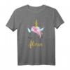 Alicia Namen Geschenk - Süßes Einhorn T-Shirt für Mädchen und Damen, Perfekt für Geburtstagsfeiern & Einhorn-Partys
