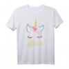 Alicia Namen Geschenk - Süßes Einhorn T-Shirt für Mädchen und Damen, Perfekt für Geburtstagsfeiern & Einhorn-Partys