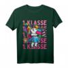 Kinder Einschulung Mädchen 1. Klasse - Niedliches Einhorn Schulranzen, Pink Lila T-Shirt & Geschenk für den ersten Schultag