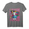 Kinder Einschulung Mädchen 1. Klasse - Niedliches Einhorn Schulranzen, Pink Lila T-Shirt & Geschenk für den ersten Schultag