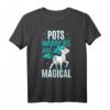 POTS Warriors Are Magical Einhorn Bändchen Dysautonomia T-Shirt – Unterstütze Bewusstsein für neurologische Erkrankungen & feiere den POTS Awareness Month