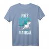 POTS Warriors Are Magical Einhorn Bändchen Dysautonomia T-Shirt – Unterstütze Bewusstsein für neurologische Erkrankungen & feiere den POTS Awareness Month