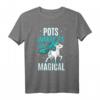 POTS Warriors Are Magical Einhorn Bändchen Dysautonomia T-Shirt – Unterstütze Bewusstsein für neurologische Erkrankungen & feiere den POTS Awareness Month