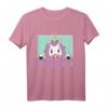 Kinder Endlich 4 Jahre - Einhorn Geburtstags T-Shirt für Mädchen, ideales Geschenk für die 4. Geburtstagsfeier