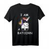Einhorn Superhelden T-Shirt | Lustiges Batcorn Einhorn T-Shirt als Geschenk für Unicorn Lover, Fasching & Partys