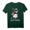 Einhorn Superhelden T-Shirt | Lustiges Batcorn Einhorn T-Shirt als Geschenk für Unicorn Lover, Fasching & Partys