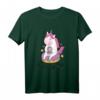 Coffee Is Real Magic - Einhorn T-Shirt mit Donut und Kaffee Motiv, perfektes Geschenk für Einhorn- und Kaffeeliebhaber