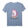 Coffee Is Real Magic - Einhorn T-Shirt mit Donut und Kaffee Motiv, perfektes Geschenk für Einhorn- und Kaffeeliebhaber