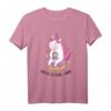 Coffee Is Real Magic - Einhorn T-Shirt mit Donut und Kaffee Motiv, perfektes Geschenk für Einhorn- und Kaffeeliebhaber