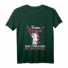 Team Braut JGA Einhorn T-Shirt mit V-Ausschnitt – Perfekt für Junggesellenabschied, Hochzeit & Mallorca Party für Einhorn Liebhaberinnen