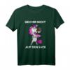 Einhorn T-Shirt mit Spruch 'Geh Mir Nicht Auf Den Sack' – Lustiges Geschenk für Zyniker, Spötter & Sarkastiker zu Geburtstag & Weihnachten