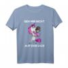 Einhorn T-Shirt mit Spruch 'Geh Mir Nicht Auf Den Sack' – Lustiges Geschenk für Zyniker, Spötter & Sarkastiker zu Geburtstag & Weihnachten
