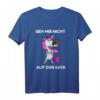 Einhorn T-Shirt mit Spruch 'Geh Mir Nicht Auf Den Sack' – Lustiges Geschenk für Zyniker, Spötter & Sarkastiker zu Geburtstag & Weihnachten