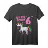 Kinder Ich Bin Schon 6 Jahre Einhorn Mädchen T-Shirt - Süßes Geburtstagsgeschenk für 6-Jährige, Pony- und Einhorn-Liebhaberinnen