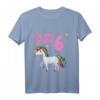 Kinder Ich Bin Schon 6 Jahre Einhorn Mädchen T-Shirt - Süßes Geburtstagsgeschenk für 6-Jährige, Pony- und Einhorn-Liebhaberinnen