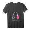 Lustiges Kaffee T-Shirt für Damen – Ich ohne Kaffee, Ich mit Kaffee Spruch, ideales Geschenk für Kaffeeliebhaber zu Weihnachten & Geburtstag