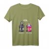 Lustiges Kaffee T-Shirt für Damen – Ich ohne Kaffee, Ich mit Kaffee Spruch, ideales Geschenk für Kaffeeliebhaber zu Weihnachten & Geburtstag