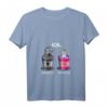 Lustiges Kaffee T-Shirt für Damen – Ich ohne Kaffee, Ich mit Kaffee Spruch, ideales Geschenk für Kaffeeliebhaber zu Weihnachten & Geburtstag