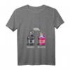 Lustiges Kaffee T-Shirt für Damen – Ich ohne Kaffee, Ich mit Kaffee Spruch, ideales Geschenk für Kaffeeliebhaber zu Weihnachten & Geburtstag