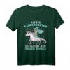 Kinder Bye Bye Kindergarten Einschulung T-Shirt mit Einhorn und Meerjungfrau - Perfekt für den ersten Schultag & Schulanfangsgeschenk für Mädchen