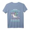 Kinder Bye Bye Kindergarten Einschulung T-Shirt mit Einhorn und Meerjungfrau - Perfekt für den ersten Schultag & Schulanfangsgeschenk für Mädchen