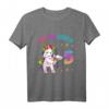 Kinder 5. Geburtstag Mädchen - Buntes Einhorn T-Shirt für Geburtstag & Party, perfekt für Schule, Kita & Kindergarten