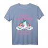 Kinder Bye Bye Kindergarten Ich rock jetzt die Schule T-Shirt mit Einhorn Buch - Perfekt als Geschenk zur Einschulung für Mädchen, die Reiten, Musik und Einhörner lieben