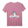 Kinder Bye Bye Kindergarten Ich rock jetzt die Schule T-Shirt mit Einhorn Buch - Perfekt als Geschenk zur Einschulung für Mädchen, die Reiten, Musik und Einhörner lieben