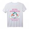 Kinder Bye Bye Kindergarten Ich rock jetzt die Schule T-Shirt mit Einhorn Buch - Perfekt als Geschenk zur Einschulung für Mädchen, die Reiten, Musik und Einhörner lieben