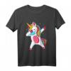 Dab Einhorn T-Shirt mit Maske – Lustiges Einhorn-Shirt für Mädchen, Jungen, Männer & Frauen, perfekt als Geschenk für Einhorn-Liebhaber und Maskenfans
