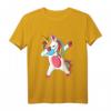 Dab Einhorn T-Shirt mit Maske – Lustiges Einhorn-Shirt für Mädchen, Jungen, Männer & Frauen, perfekt als Geschenk für Einhorn-Liebhaber und Maskenfans