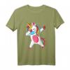 Dab Einhorn T-Shirt mit Maske – Lustiges Einhorn-Shirt für Mädchen, Jungen, Männer & Frauen, perfekt als Geschenk für Einhorn-Liebhaber und Maskenfans