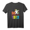 Legendär seit 1972 - 50. Geburtstag Dabbing Einhorn T-Shirt für Damen und Herren als lustiges Geschenk