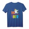 Legendär seit 1972 - 50. Geburtstag Dabbing Einhorn T-Shirt für Damen und Herren als lustiges Geschenk