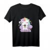 Einhorn Mama mit Kaffee Mamacorn T-Shirt - Verspieltes Design für entspannte Mütter & Kinder, ideales Geschenk