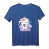 Einhorn Mama mit Kaffee Mamacorn T-Shirt - Verspieltes Design für entspannte Mütter & Kinder, ideales Geschenk
