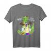 Buntes Drache isst letztes Einhorn T-Shirt - Lustiges Fabelwesen Shirt als Geschenk für Kinder, Jugendliche & Erwachsene