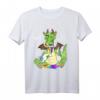 Buntes Drache isst letztes Einhorn T-Shirt - Lustiges Fabelwesen Shirt als Geschenk für Kinder, Jugendliche & Erwachsene