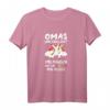 Oma Einhorn Großmutter T-Shirt - Fabelhaftes Regenbogen Design für Geburtstag & Weihnachten, Perfekt für stolze Enkel