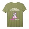 Ich wollte schon immer was mit Menschen machen - Lustiges Einhorn T-Shirt mit Spruch für Humor und Abneigung gegen Menschen