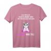 Ich wollte schon immer was mit Menschen machen - Lustiges Einhorn T-Shirt mit Spruch für Humor und Abneigung gegen Menschen
