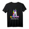 Einhorn Damen T-Shirt Kaffee Lustiges Morgenmuffel Geschenk - Perfekt für Kaffeeliebhaberinnen, Geburtstage & Weihnachten