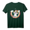 Dabbing Unicorn Regenbogen Rainbow Dab Unicorns T-Shirt – Lustiges Buntes Einhorn-Shirt für Kinder und Unicorn-Fans