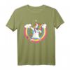 Dabbing Unicorn Regenbogen Rainbow Dab Unicorns T-Shirt – Lustiges Buntes Einhorn-Shirt für Kinder und Unicorn-Fans