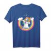 Dabbing Unicorn Regenbogen Rainbow Dab Unicorns T-Shirt – Lustiges Buntes Einhorn-Shirt für Kinder und Unicorn-Fans