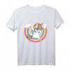 Dabbing Unicorn Regenbogen Rainbow Dab Unicorns T-Shirt – Lustiges Buntes Einhorn-Shirt für Kinder und Unicorn-Fans